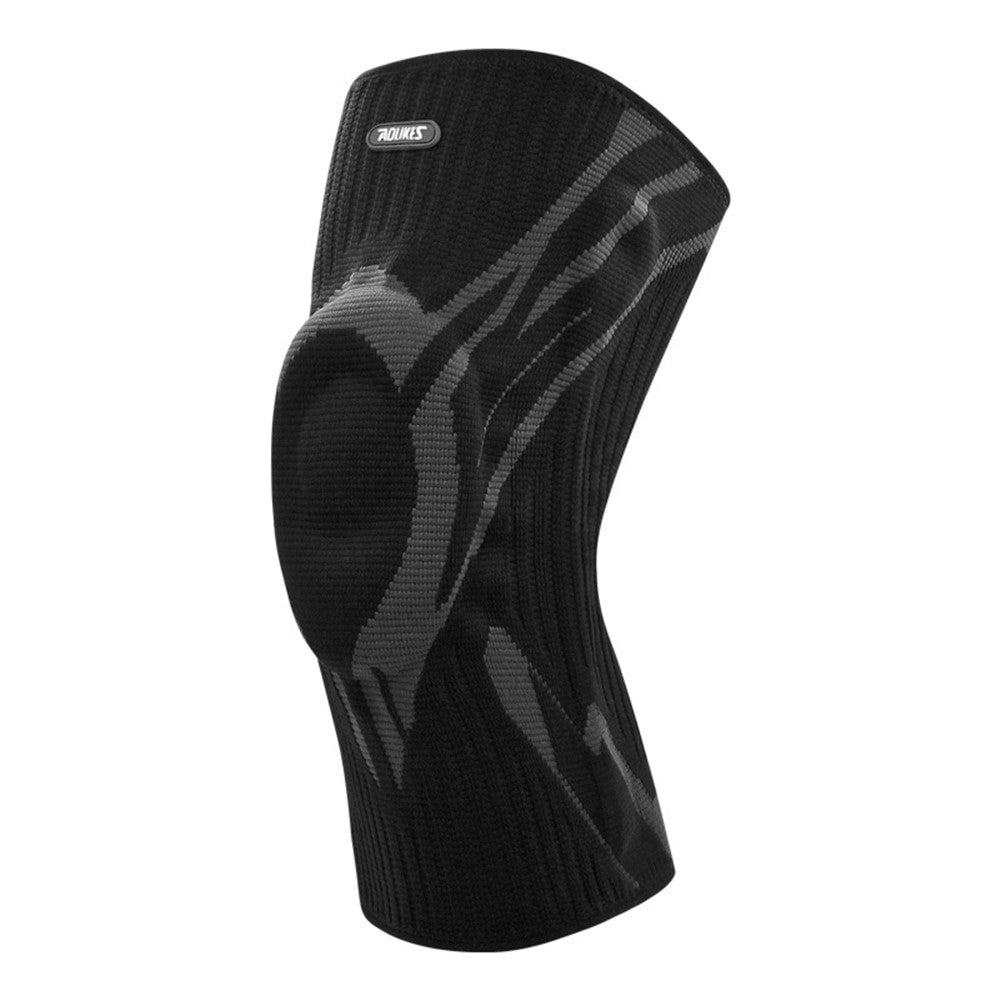 AOLIKES HX-7730 1Pc Shock Absorbing Knitted Knee Brace Fitness Gym Sports Anti-slip Knee Support
