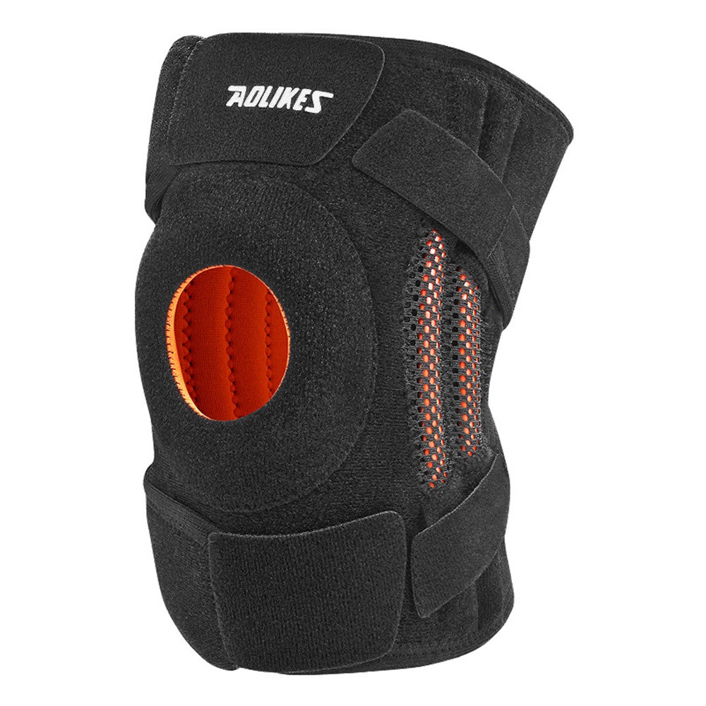 AOLIKES 7610 1Pc Compression Sports Knee Pad Fitness Running Elastic Knee Brace Protector