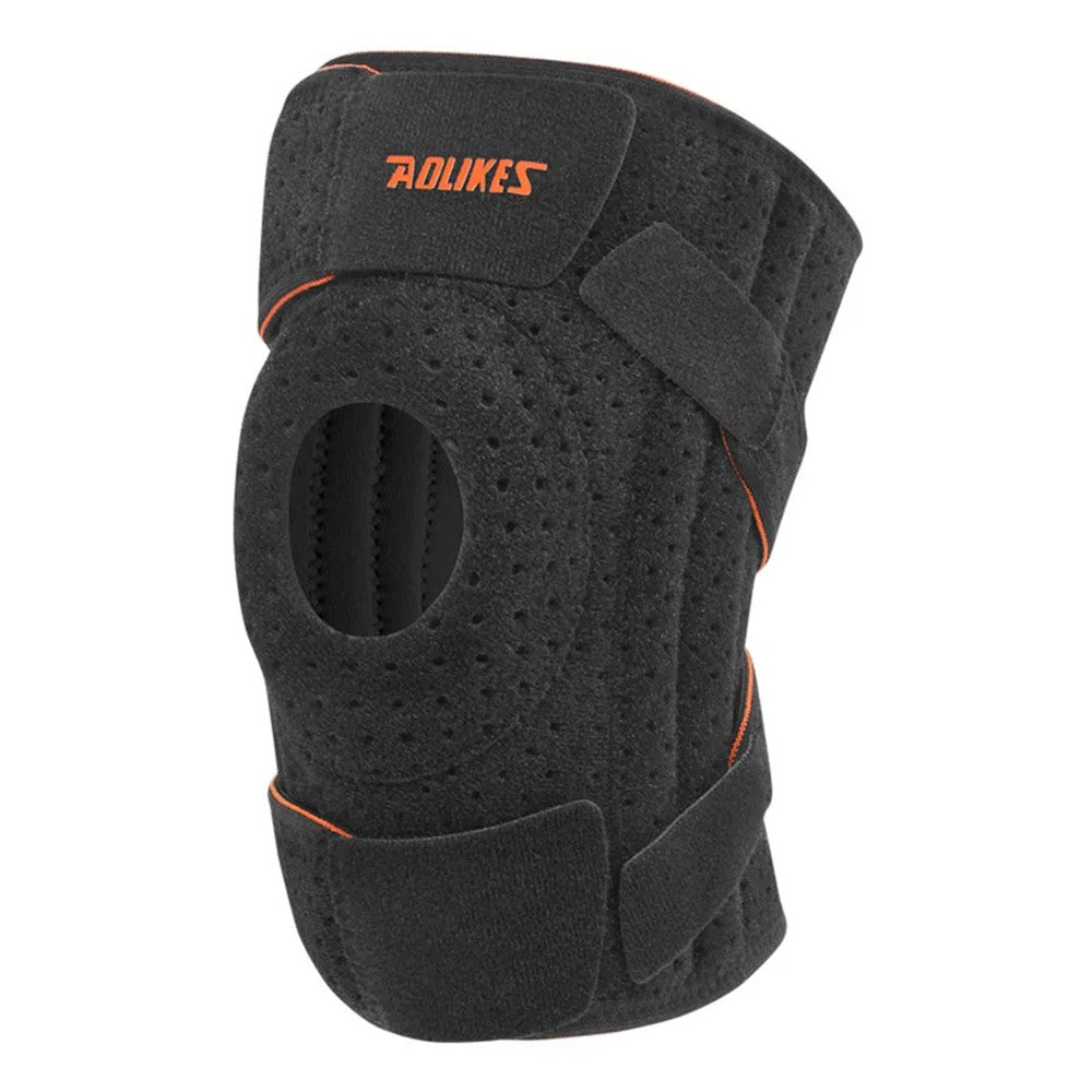 AOLIKES 7611 1Pc Anti-slip Fitness Compression Knee Support Shock Absorbing Knee Brace