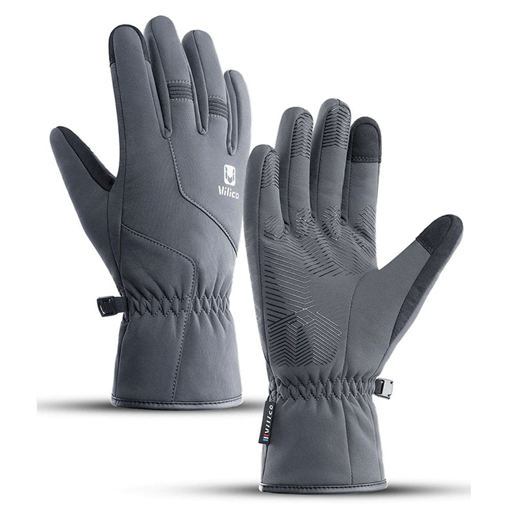 VILICO A0101 One Pair Windproof Gloves Finger Touch Screen Function Hand Protector for Cycling, Fishing