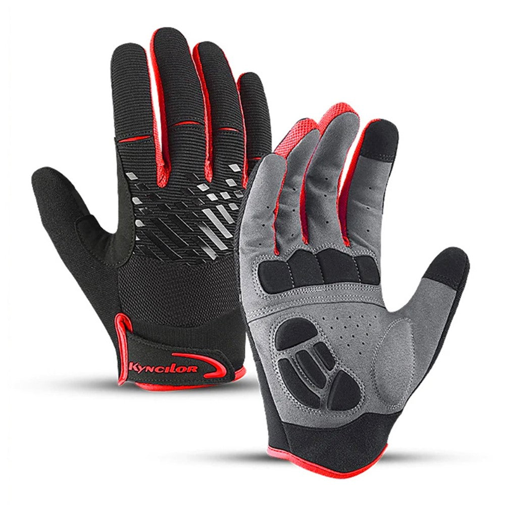 KYNCILOR A0023 1 Pair Breathable Cycling Gloves Touch Screen Bicycle Gloves Shockproof Bike Gloves
