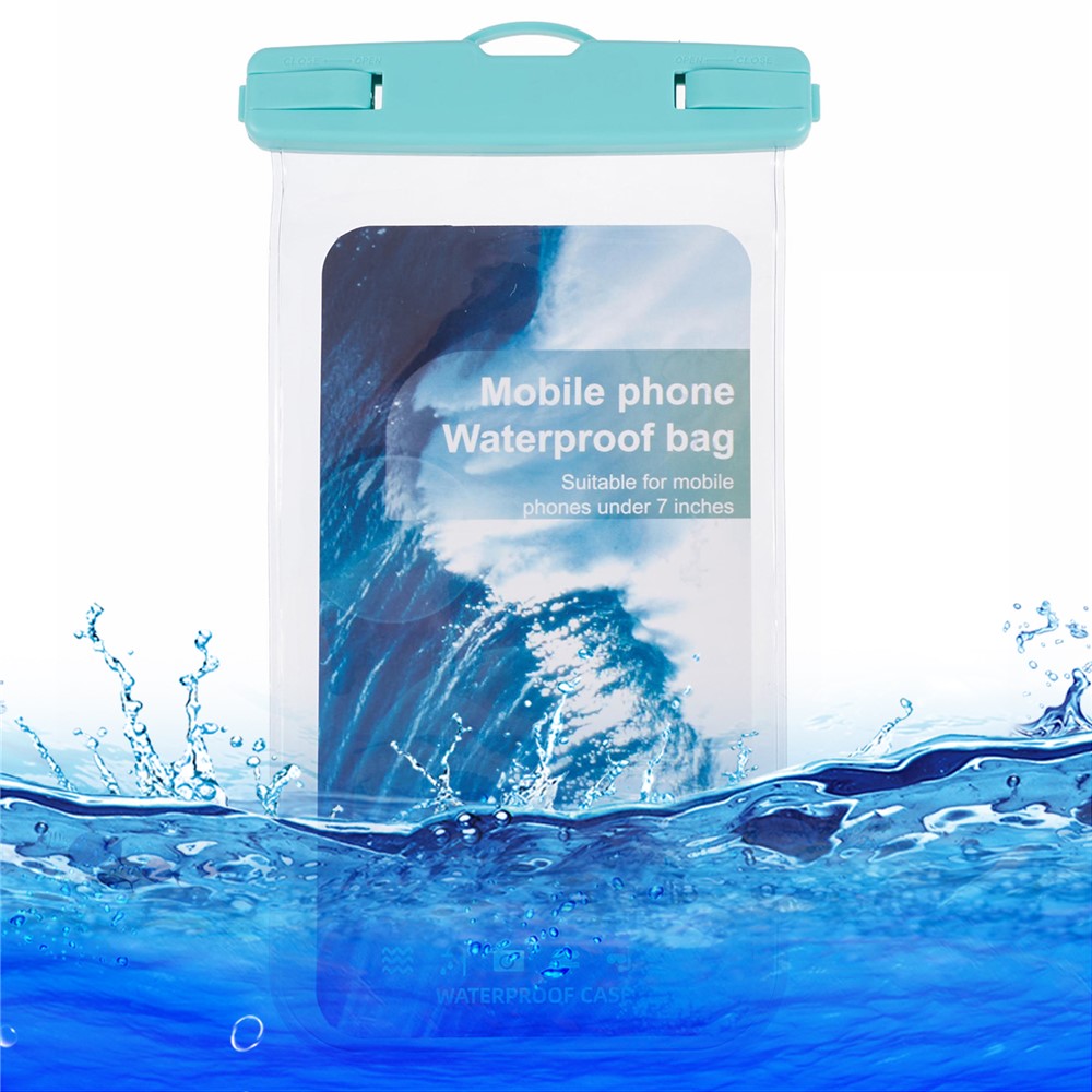 Waterproof Phone Pouch Case Holder for Under 6.5-inches Phone Underwater Clear Cellphone Dry Bag