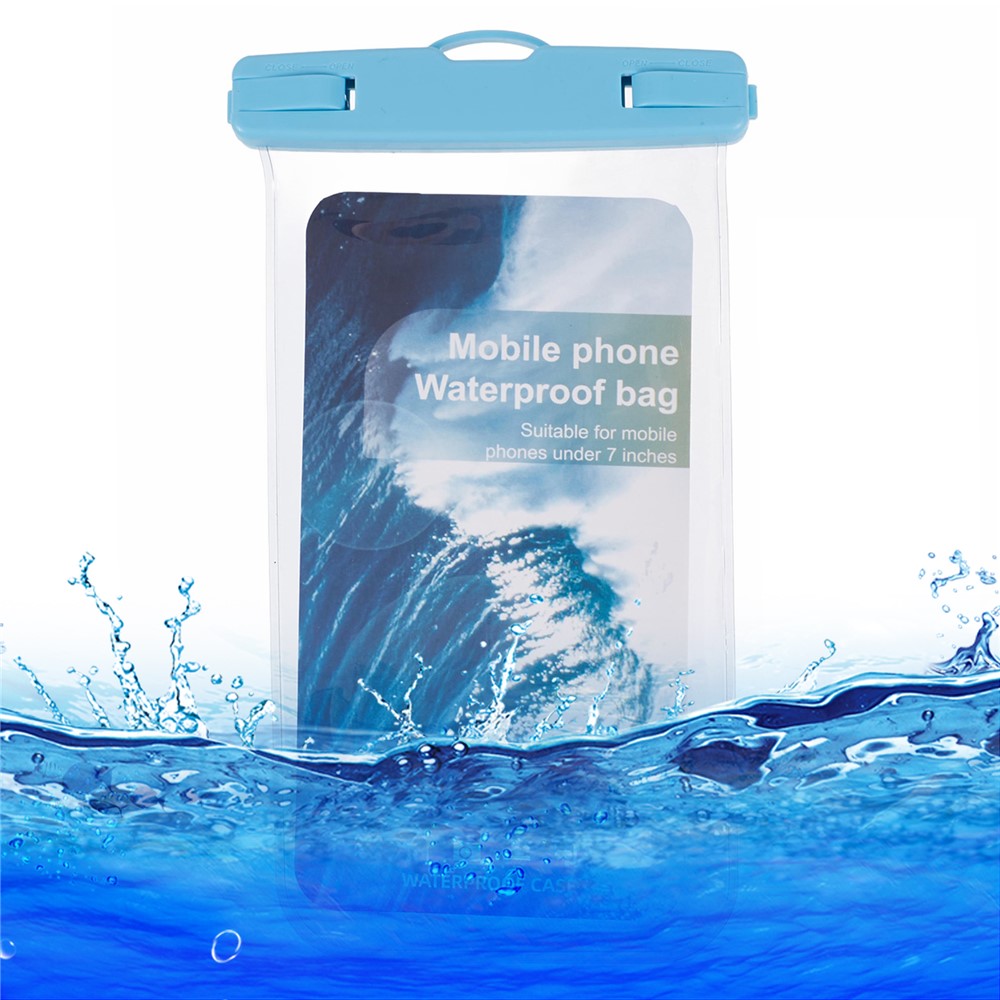 Waterproof Phone Pouch Case Holder for Under 6.5-inches Phone Underwater Clear Cellphone Dry Bag