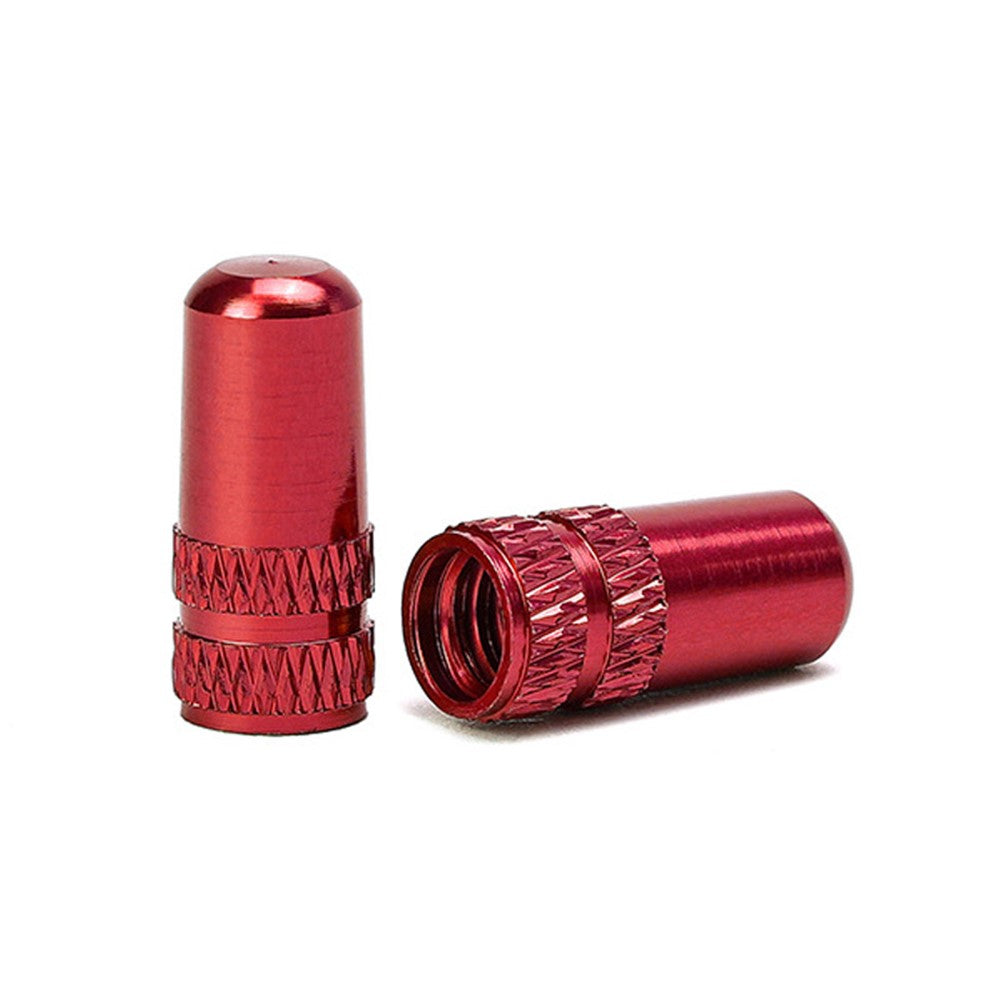 ENLEE E-MZ504 2Pcs Corrosion Prevention Aluminum Alloy Tire Valve Caps Universal Valve Stem Dustproof Covers for Bike Road Bike Mountain Bike