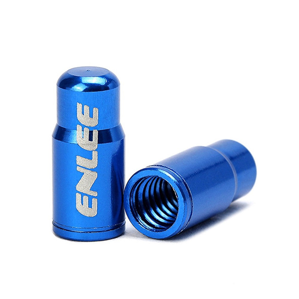 ENLEE E-MZ504 2Pcs Corrosion Prevention Aluminum Alloy Tire Valve Caps Universal Valve Stem Dustproof Covers for Bike Road Bike Mountain Bike