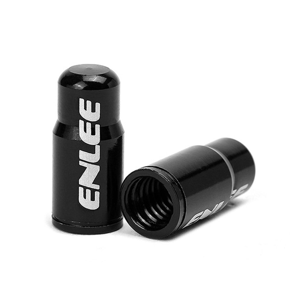 ENLEE E-MZ504 2Pcs Corrosion Prevention Aluminum Alloy Tire Valve Caps Universal Valve Stem Dustproof Covers for Bike Road Bike Mountain Bike