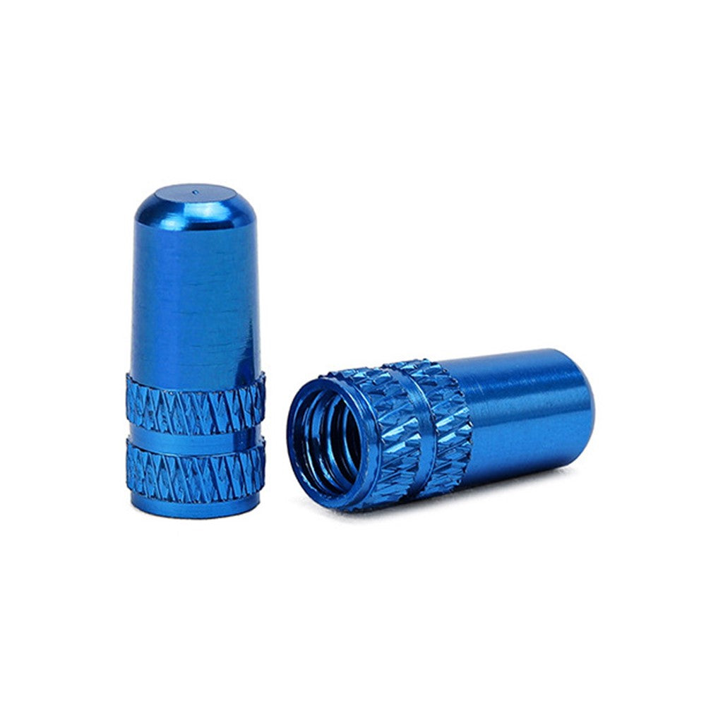 ENLEE E-MZ504 2Pcs Corrosion Prevention Aluminum Alloy Tire Valve Caps Universal Valve Stem Dustproof Covers for Bike Road Bike Mountain Bike