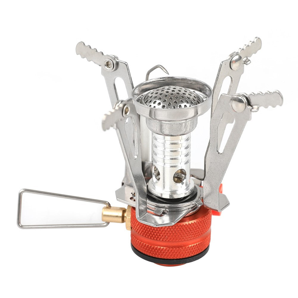 Outdoor Camping Aluminum Alloy Stove Burner Integrated Mini Stove Head with Electronic Ignition