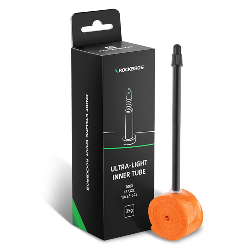 ROCKBROS 700*18-32C FV Valve 85mm TPU Inner Tube for Bicycle Road Bike Wear Resistant Inner Tube