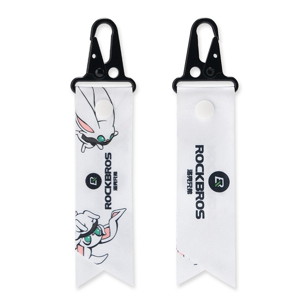 ROCKBROS E004 Bike Saddle Keychain Ribbon Mountain Road Bicycle Rear Seat Warning Strip