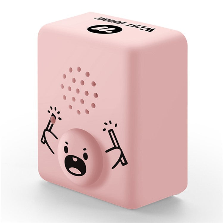 WEST BIKING 120dB Bike Bell Audio Recording Electric Horn for Mountain Bike Electronic Bicycle with Battery