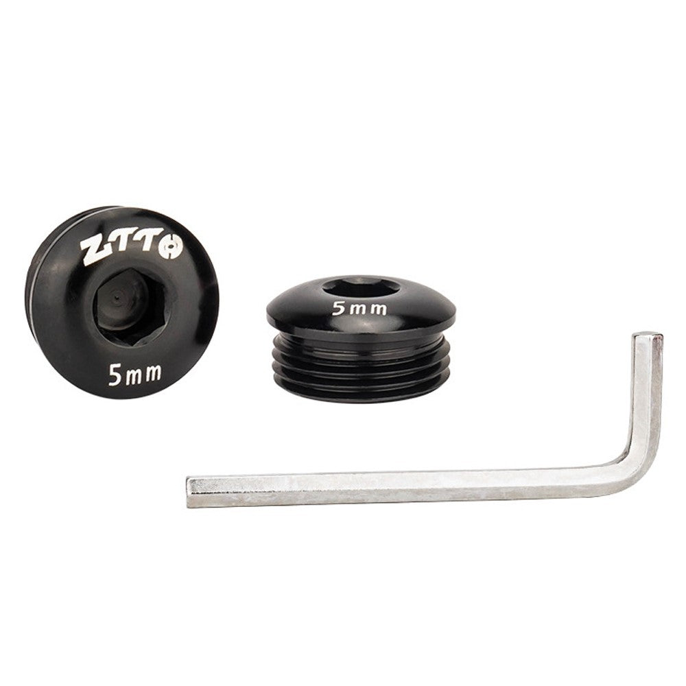 ZTTO Aluminum Alloy Pedal Dust Caps M14 x 5mm Locking Screws Bike Accessories Repair Parts