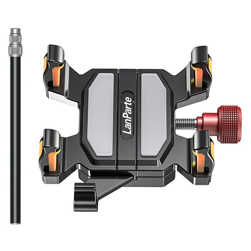 LANPARTE R95-B Aluminum Alloy Telescopic Selfie Stick Smartphone Action Camera Monopod with Remote Control