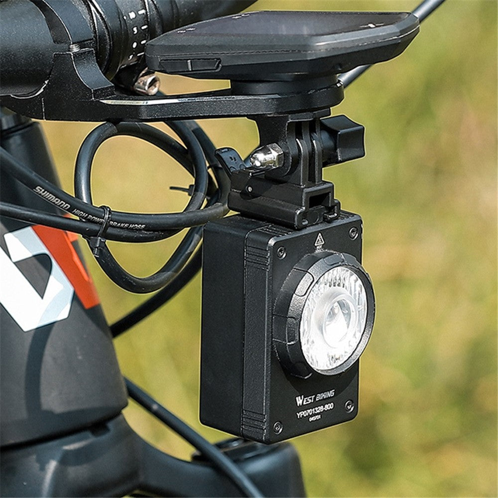 WEST BIKING YP0719308 Bicycle Computer Mount Holder Aluminum Alloy Bike Handlebar Computer Bracket for Garmin / Bryton / Wahoo