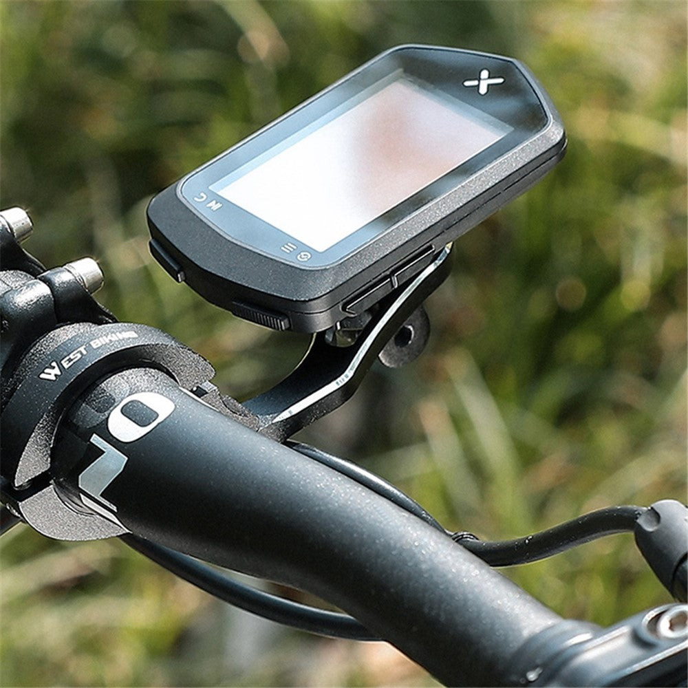 WEST BIKING YP0719308 Bicycle Computer Mount Holder Aluminum Alloy Bike Handlebar Computer Bracket for Garmin / Bryton / Wahoo