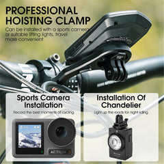 WEST BIKING YP0719308 Bicycle Computer Mount Holder Aluminum Alloy Bike Handlebar Computer Bracket for Garmin / Bryton / Wahoo