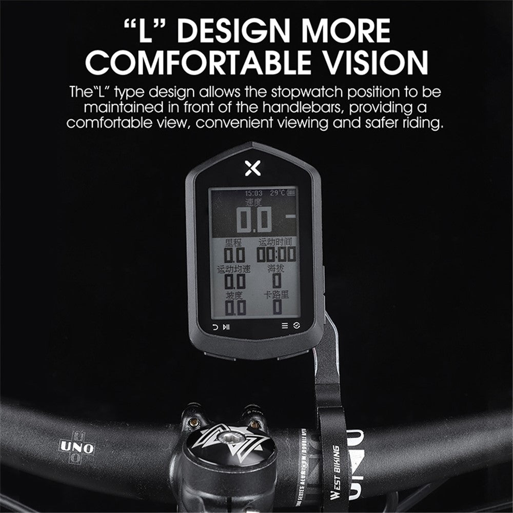 WEST BIKING YP0719308 Bicycle Computer Mount Holder Aluminum Alloy Bike Handlebar Computer Bracket for Garmin / Bryton / Wahoo
