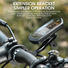 WEST BIKING YP0719308 Bicycle Computer Mount Holder Aluminum Alloy Bike Handlebar Computer Bracket for Garmin / Bryton / Wahoo