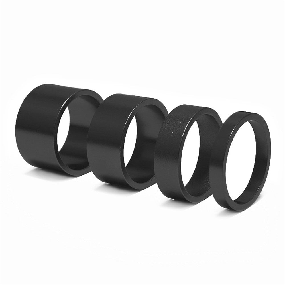 MEIJUN MJ 4PCS Bike Handlebar Stem Spacers Gaskets Bicycle Aluminum Alloy Spacers Kit 5+10+15+20mm
