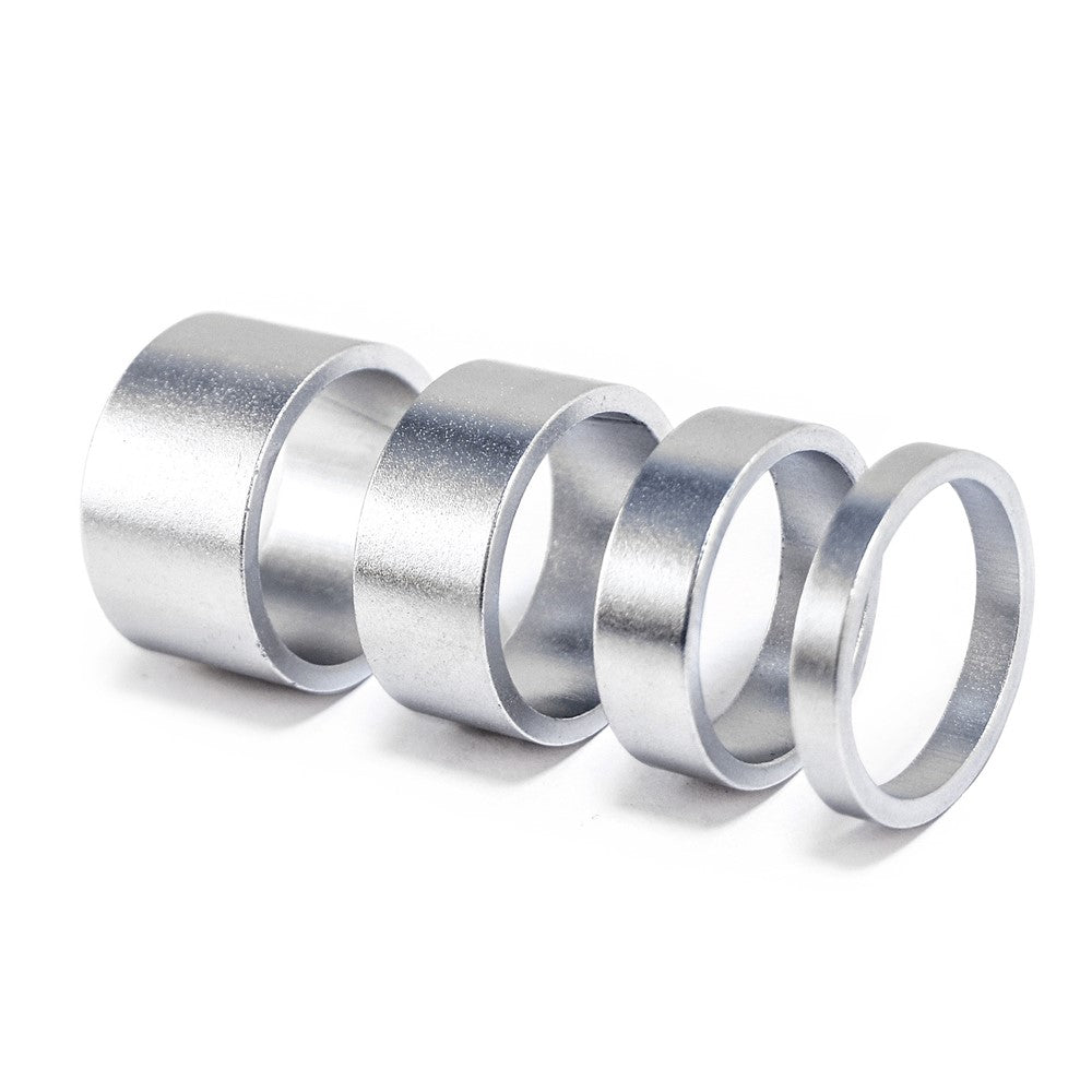 MEIJUN MJ 4PCS Bike Handlebar Stem Spacers Gaskets Bicycle Aluminum Alloy Spacers Kit 5+10+15+20mm