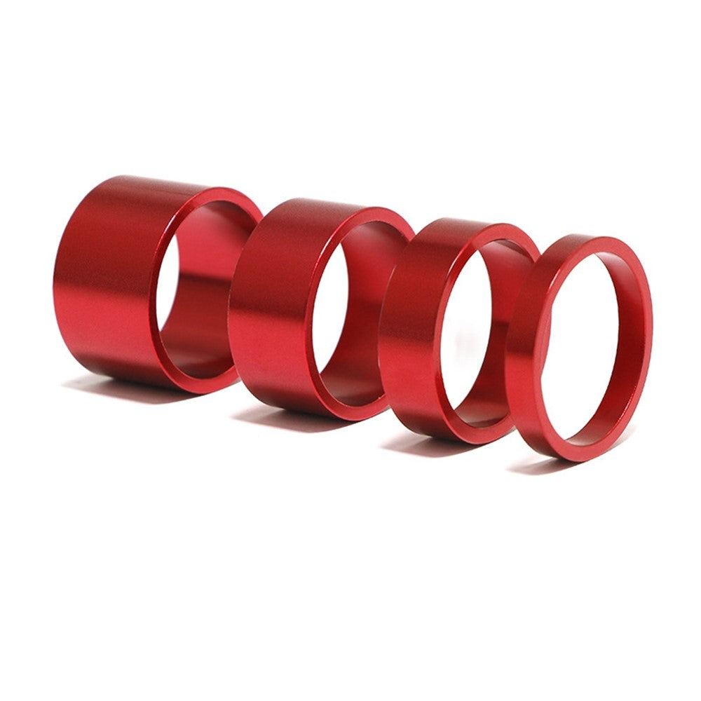 MEIJUN MJ 4PCS Bike Handlebar Stem Spacers Gaskets Bicycle Aluminum Alloy Spacers Kit 5+10+15+20mm