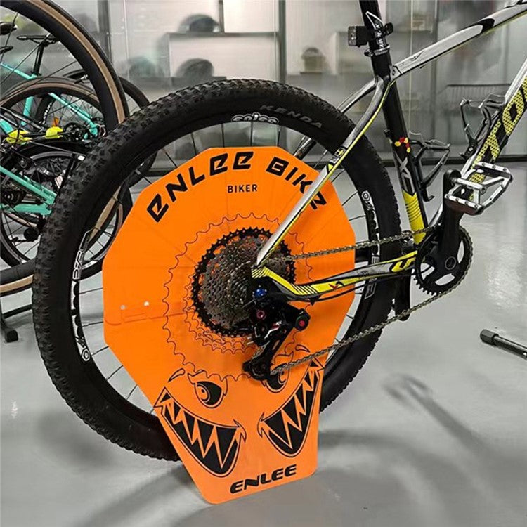 ENLEE MTB Bike Grime Guard for Bicycle Disc Brakes Wheels During Cleaning, Oil-proof Protective Cover