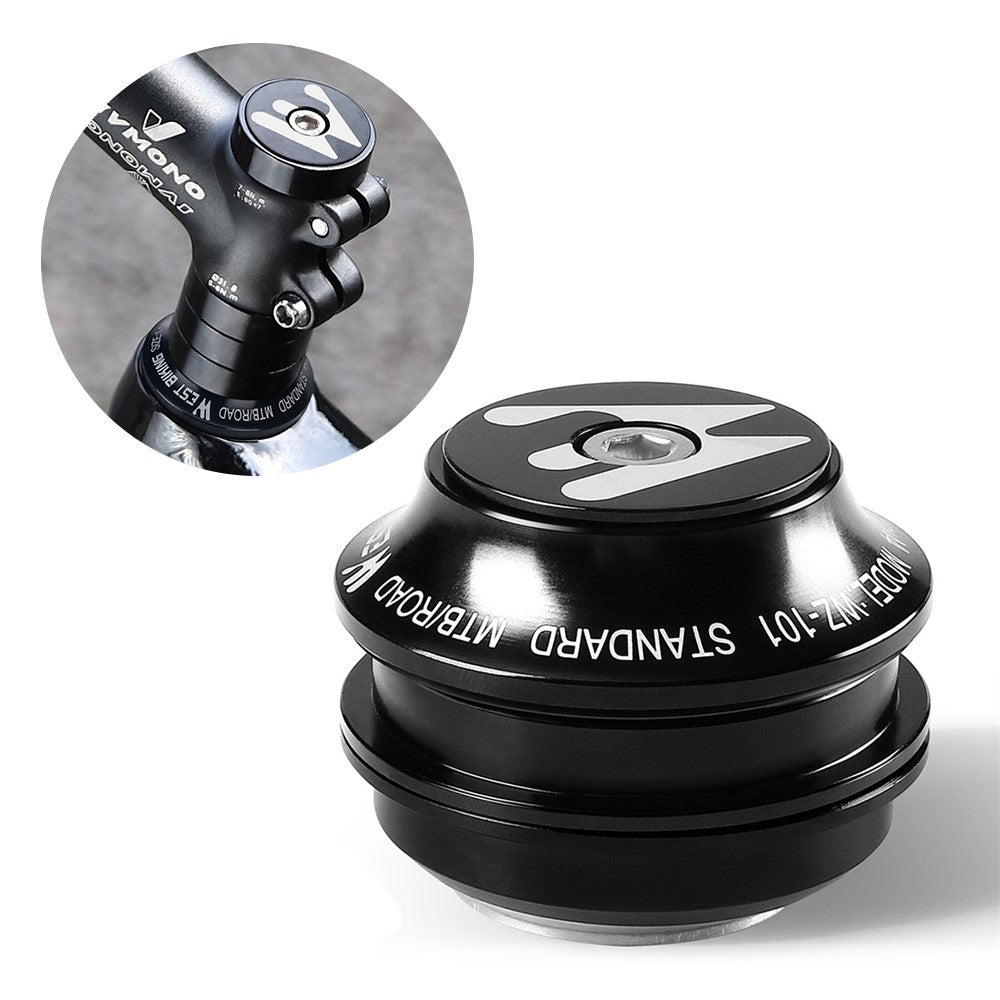 WEST BIKING YP0814012 44mm Bicycle Dual Bearing Headset CNC High Precision Aluminum Alloy Bike Fork Bearing Headset