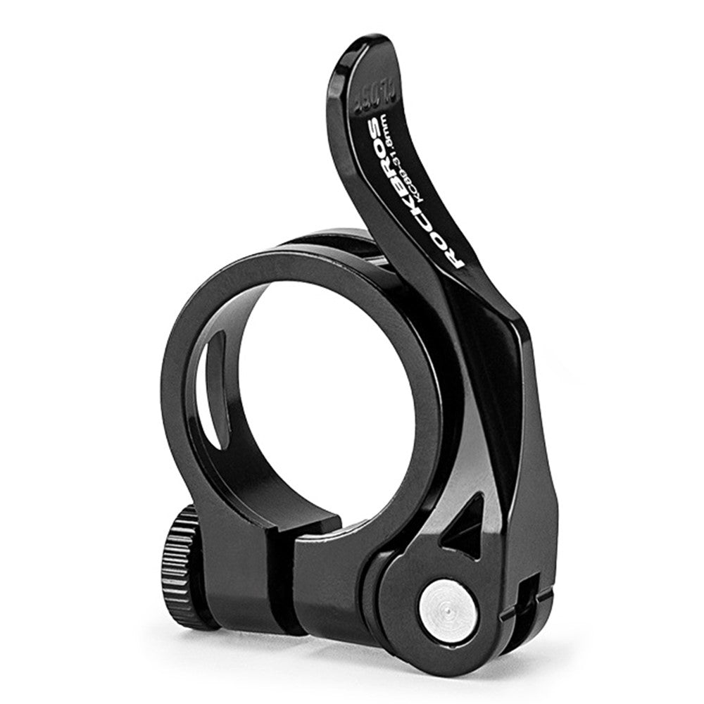 ROCKBROS Bike Seat Post Clamp 31.8mm Aluminum Alloy Clamp Tube Clip for MTB Bike Road Bike