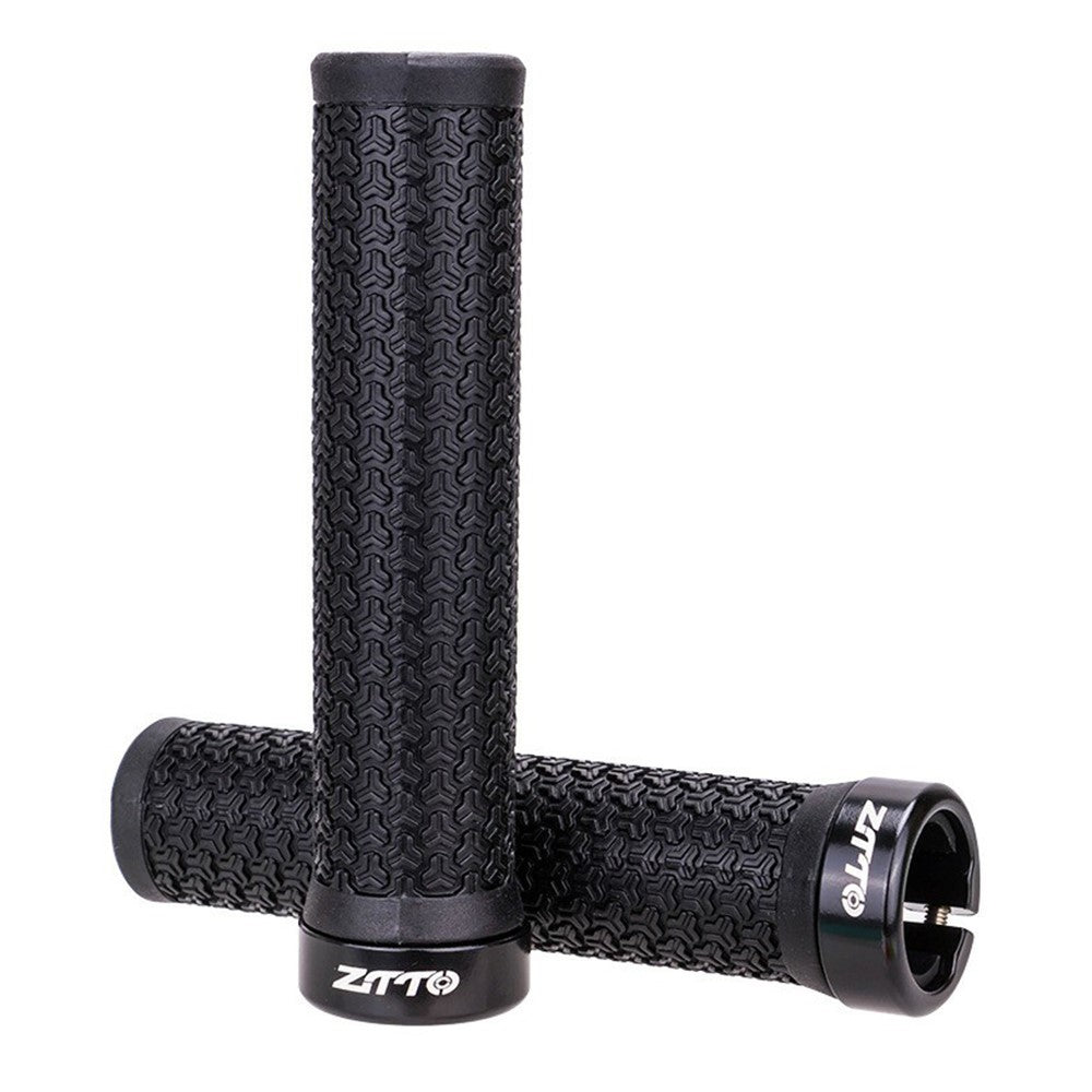 ZTTO AG13 Bike Aluminum Alloy Lockable Ring Grip Anti-Slip Rubber Handle Grip