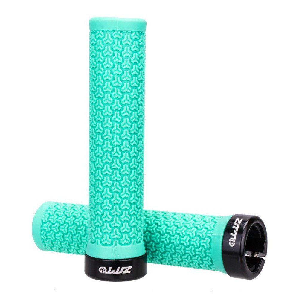 ZTTO AG13 Bike Aluminum Alloy Lockable Ring Grip Anti-Slip Rubber Handle Grip