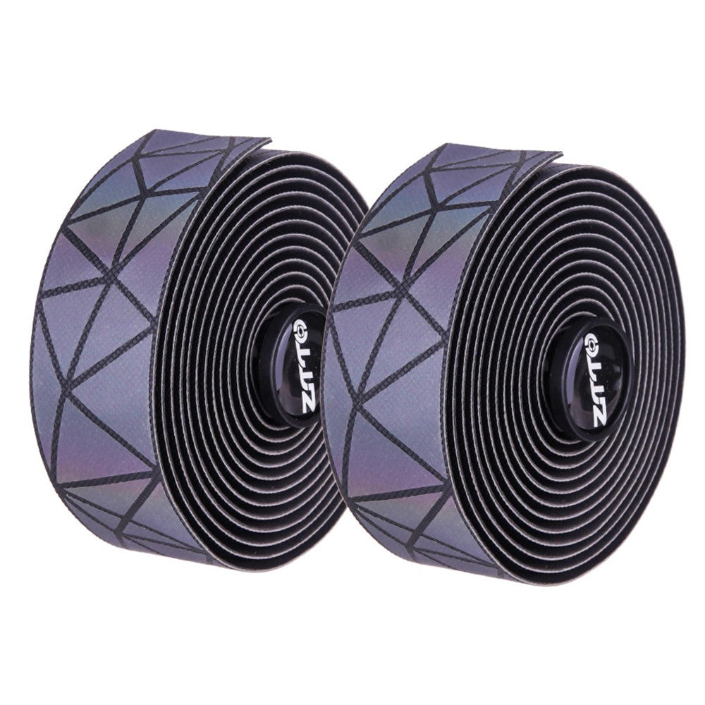 ZTTO BD8 2PCS PU Fabric Bike Handlebar Tapes Anti-Slip Handle Wraps for Outdoor Cycling