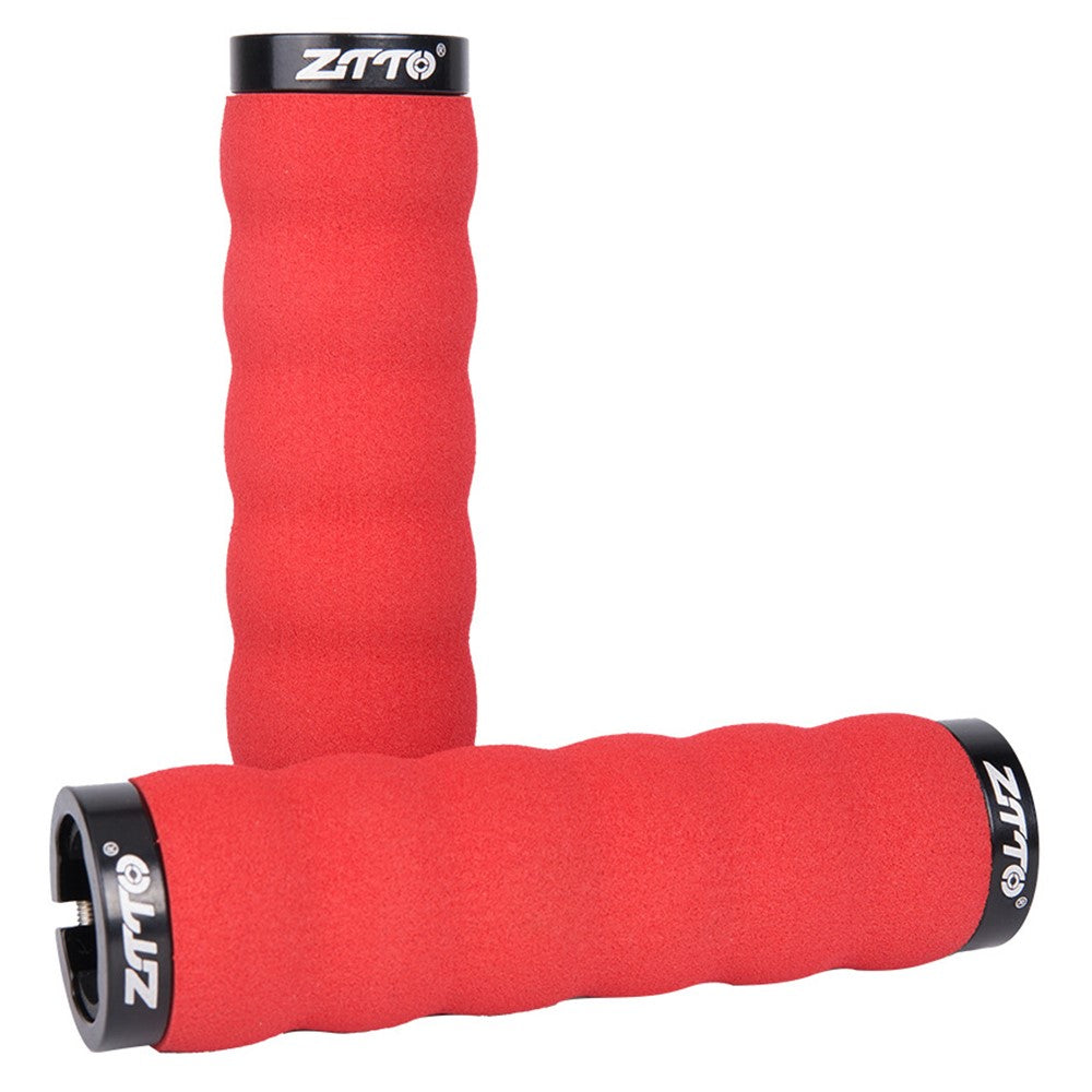 ZTTO AG30 Bicycle Shockproof Sponge Anti-Slip Lock Grips for Mountain Bike