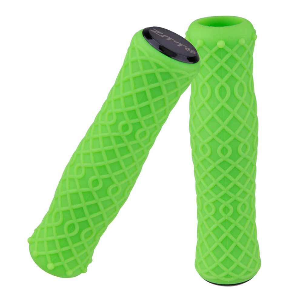 ZTTO AG111 Mountain Bike Hand Grips Shock-absorbing Silicone Handlebar Grips