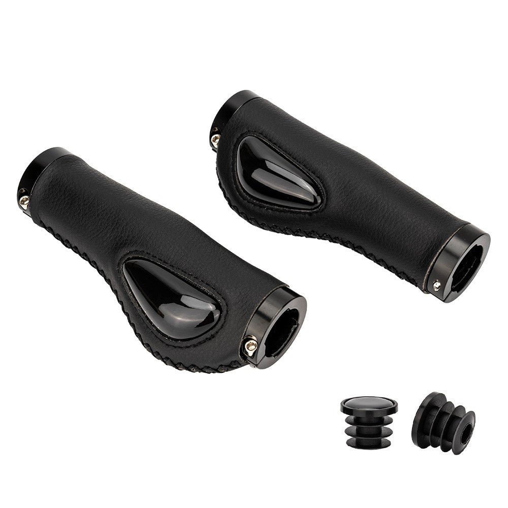 ZTTO AG61 1 Pair Bike Handlebar Grip Liquid Silicone Shock Absorption Anti-slip Bicycle Handlebar Grips