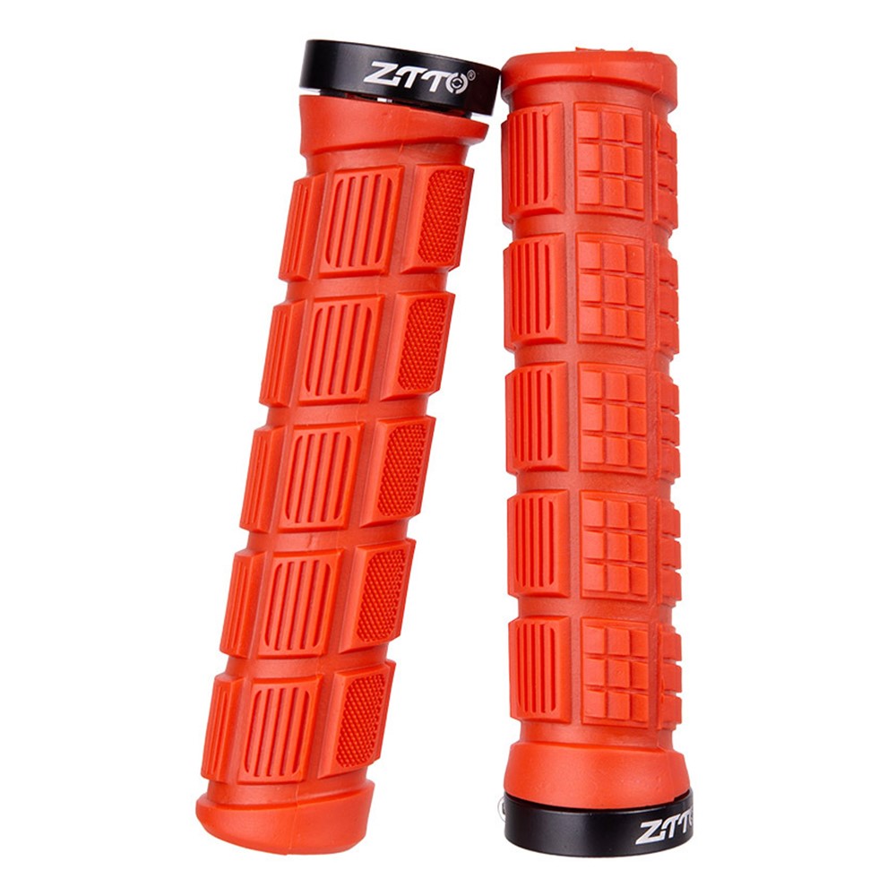 ZTTO AG38 Single-sided Locking Rubber Handlebar Grips MTB Bike Bicycle Handle Grips