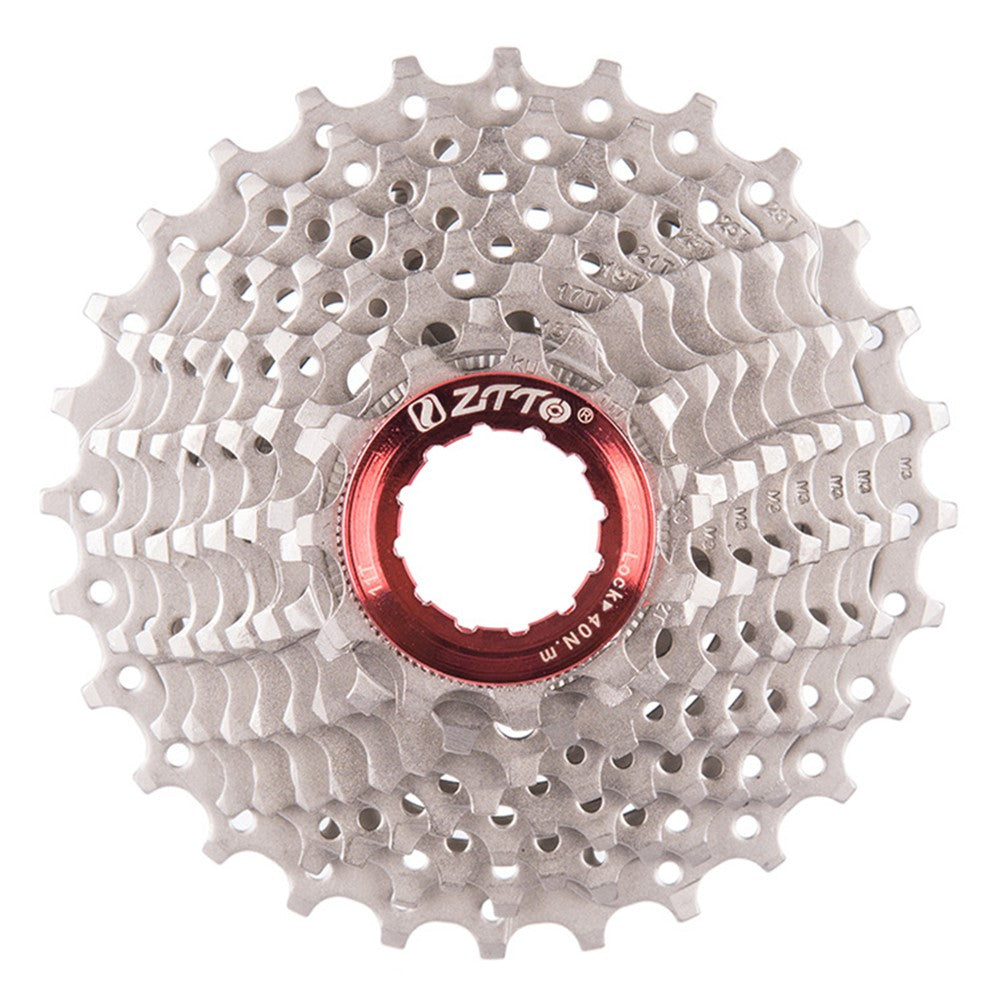 ZTTO 1028Y Bicycle Steel Flywheel Road Bike Hollow 10 Speed 11-28T Cassette Flywheel