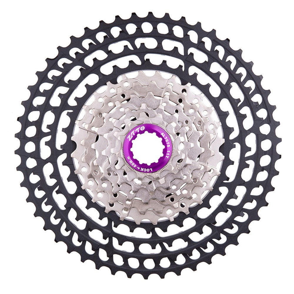 ZTTO 1050SLRHY Aluminum Alloy Flywheel 10 Speed 11T-50T Racing Bike Cassette Replacement