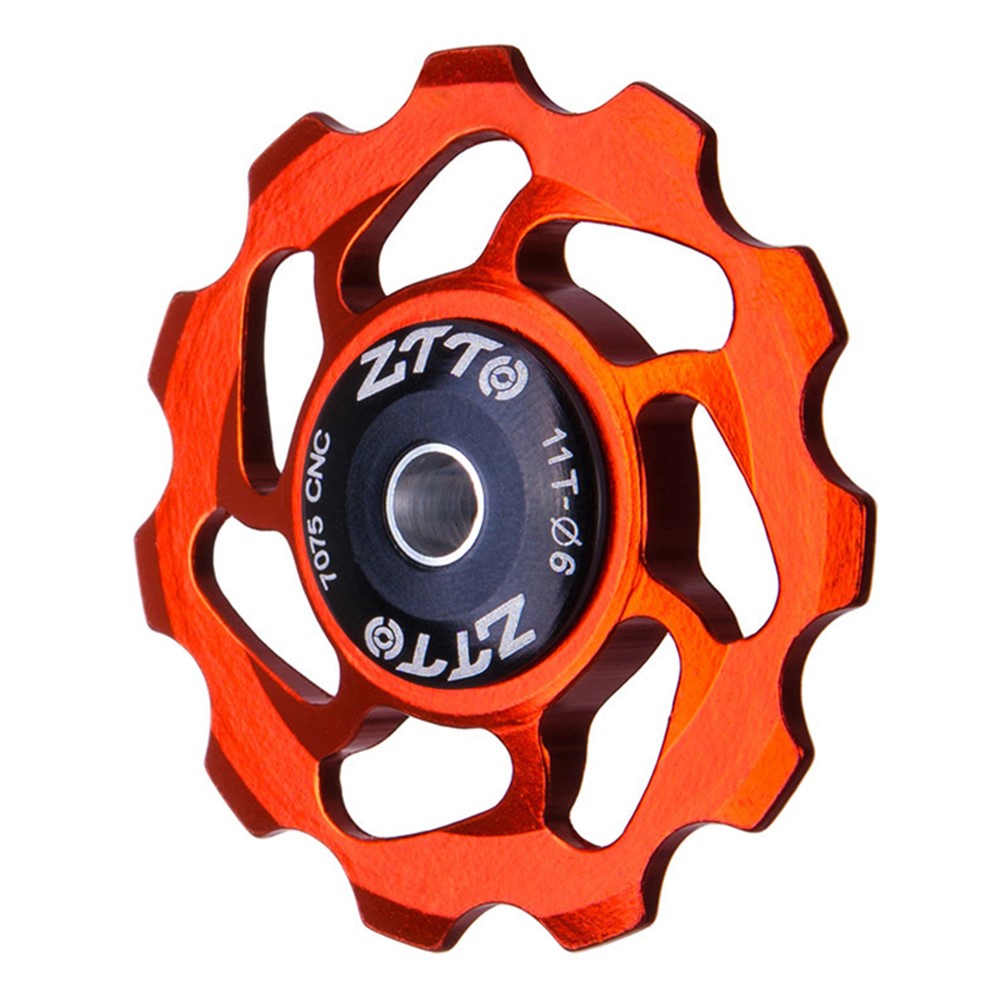 ZTTO 11T Bicycle Ceramic Bearing Jockey Wheel Aluminium Alloy Rear Derailleur Guide Roller