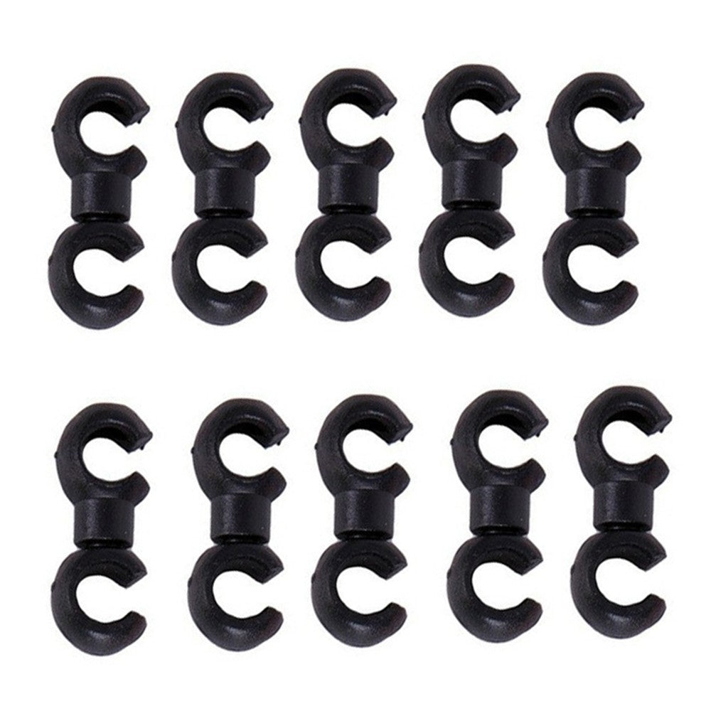 ZTTO 10Pcs Bicycle Cross Line Clips Mountain Road Bicycle Brake Gear Cable S Style Clips