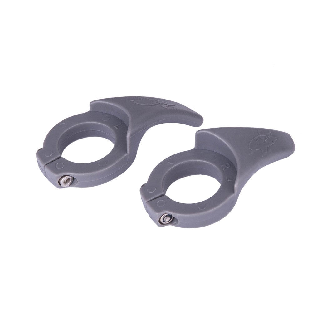 1 Pair Bicycle Handlebar Grips Polycarbonate + Fiberglass MTB Bike Horn Vice Grip