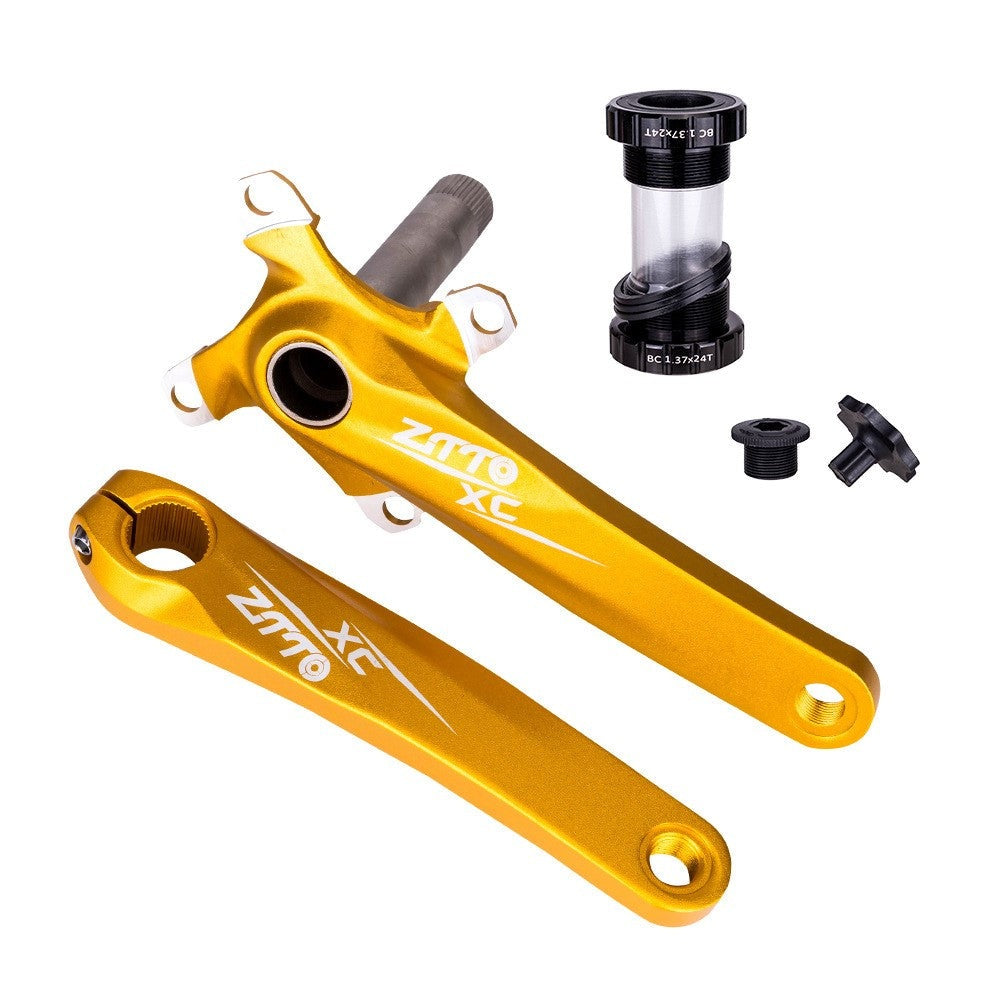 ZTTO ZT-01 Bike Cranksets Bicycle Crank Arm Set with Bottom Bracket Kit and Chainring Bolts Cycling Parts