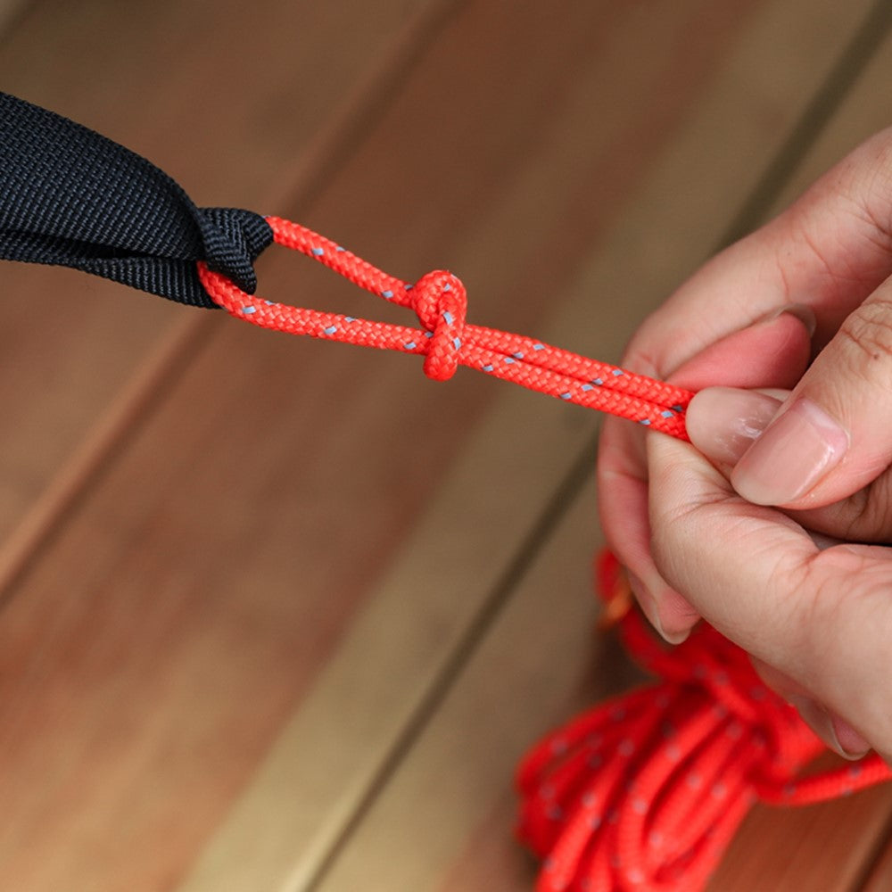 Windproof Rope 6 Bundles of Reflective Outdoor Camping Windproof Tent Rope 4mmx4m wit