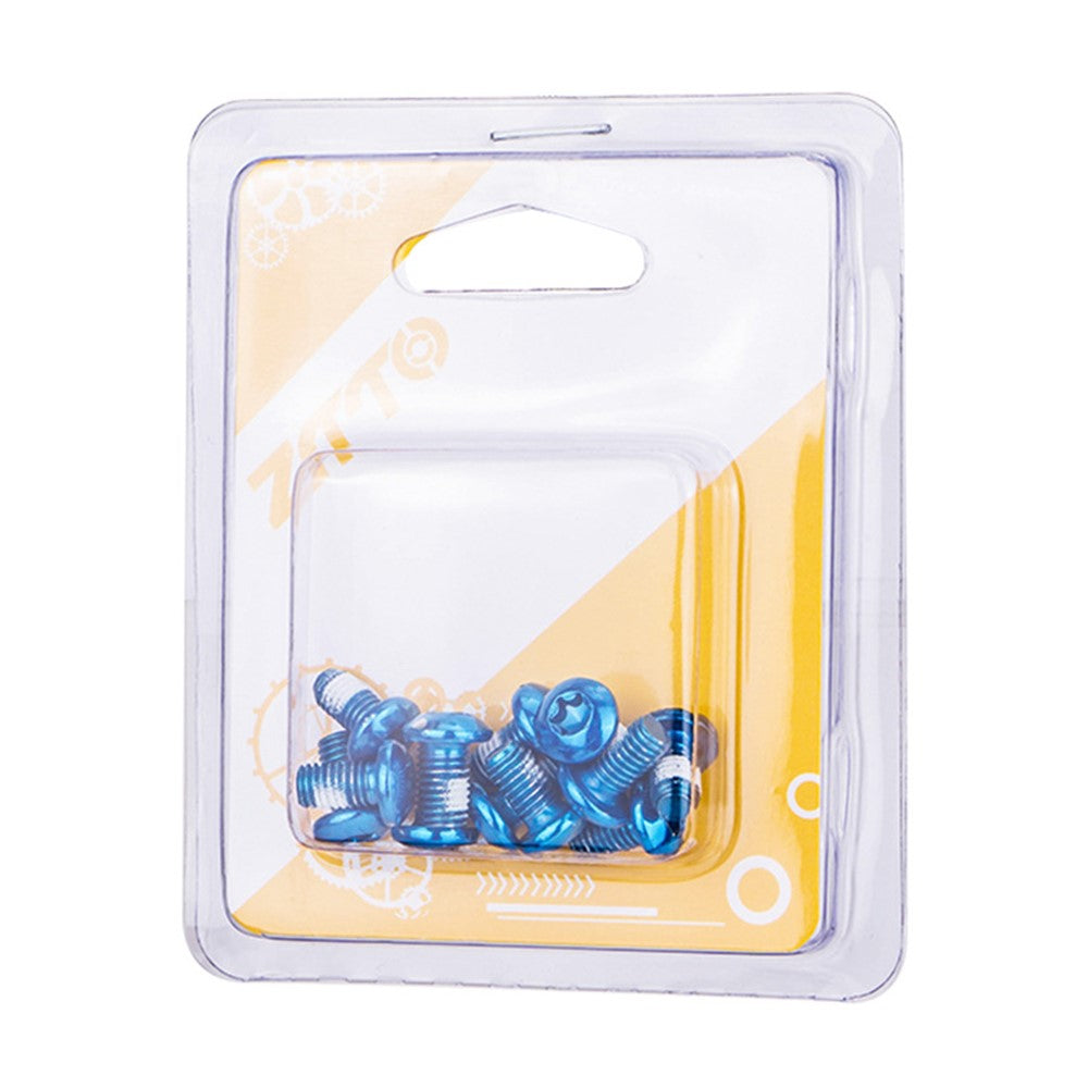 ZTTO 12Pcs M5x10mm Bicycle Disc Screw Alloy Steel Mountain Bike Disc T25 Screws
