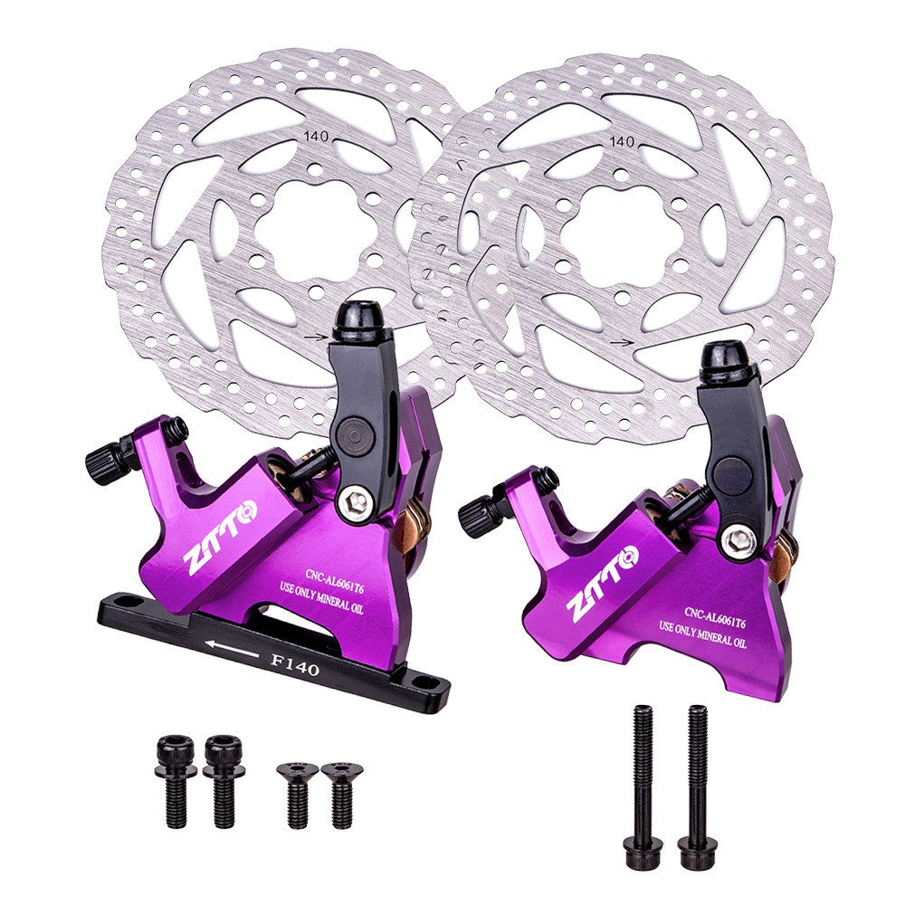 ZTTO Lightweight Aluminum Alloy Road Bike Flat Mount Disc Brake Caliper Set
