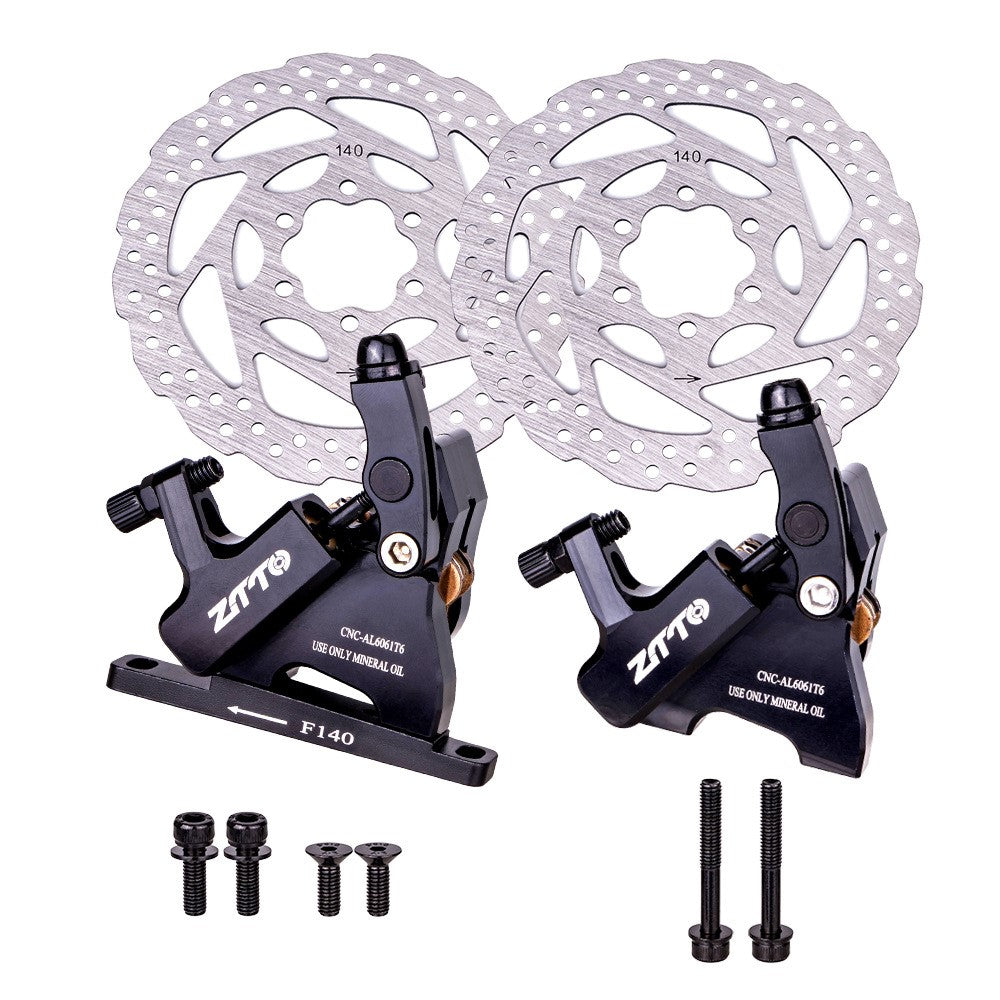 ZTTO Lightweight Aluminum Alloy Road Bike Flat Mount Disc Brake Caliper Set