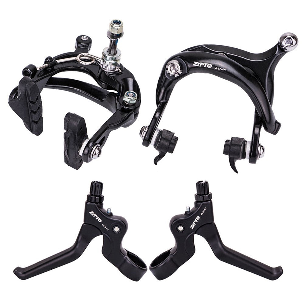 ZTTO ASA01 BROMPTON 1 Pair Brake Lever+1 Pair C Brake Caliper Bicycle Brake Accessories Set