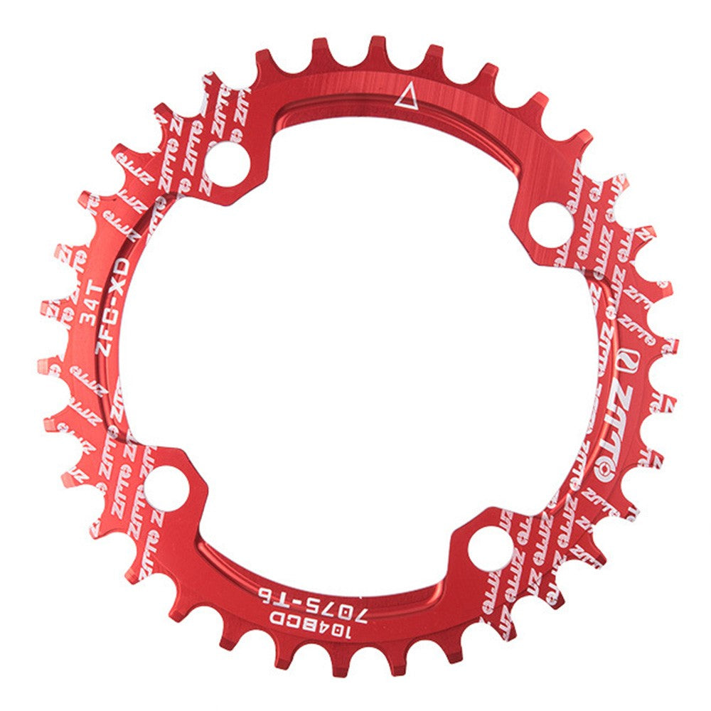 ZTTO 104BCD Positive Negative Teeth Bike Single Chainring Aluminum Alloy Crankset Single Speed Disc
