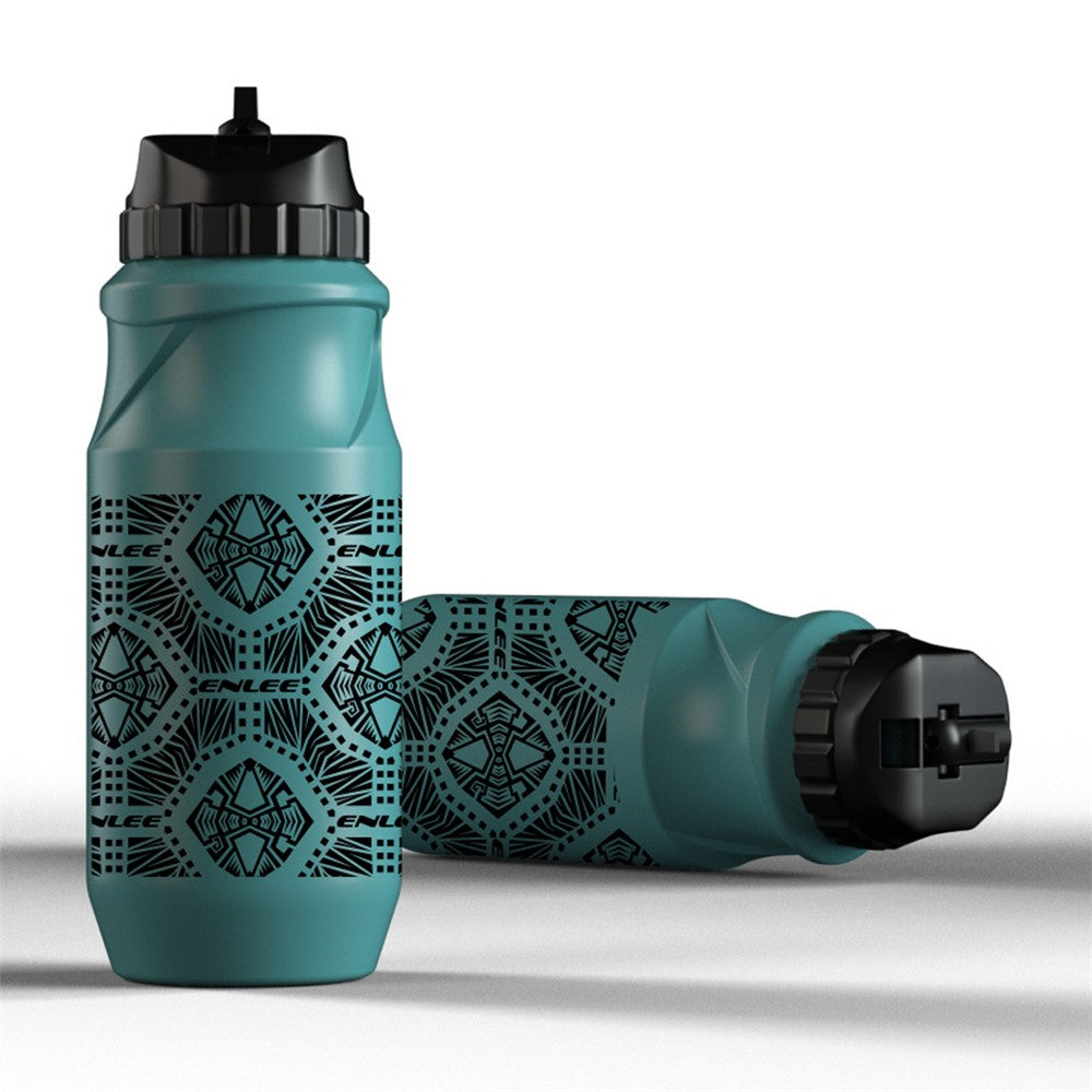 ENLEE Sports Water Bottle 650ML Mountain Bike Water Bottle Cup for Outdoors Camping Cycling Fitness Gym BPA Free, without FDA Certificate