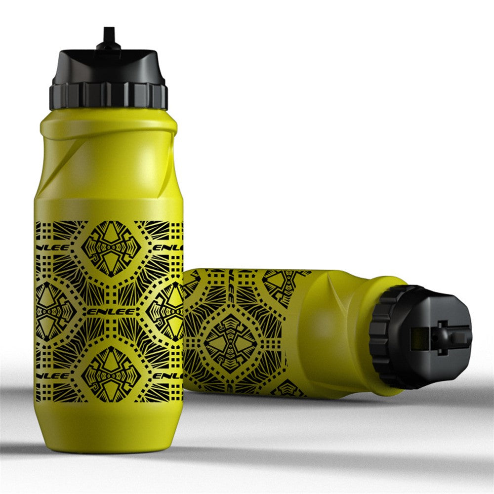 ENLEE Sports Water Bottle 650ML Mountain Bike Water Bottle Cup for Outdoors Camping Cycling Fitness Gym BPA Free, without FDA Certificate