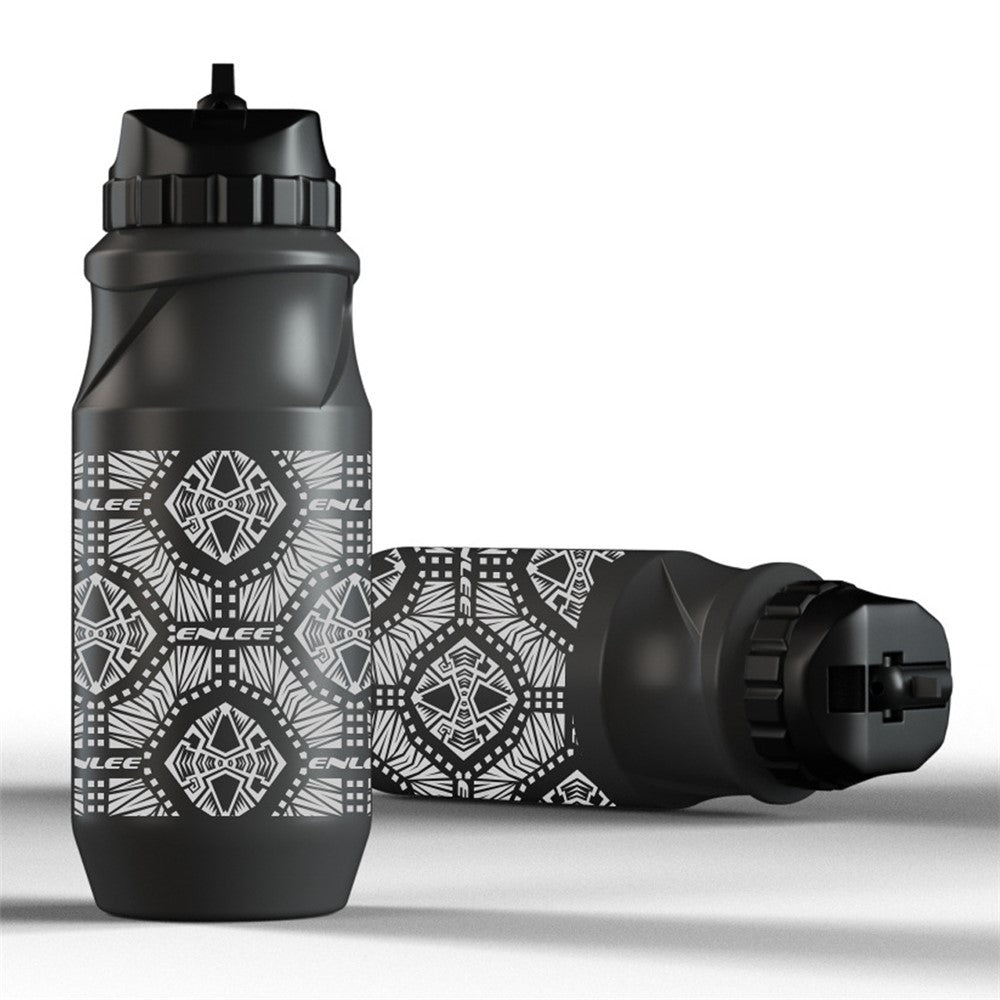 ENLEE Sports Water Bottle 650ML Mountain Bike Water Bottle Cup for Outdoors Camping Cycling Fitness Gym BPA Free, without FDA Certificate